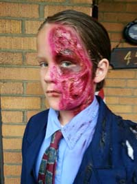 Cincinnati Makeup Artist Jodi Byrne Character Batman Two Face Child Makeup